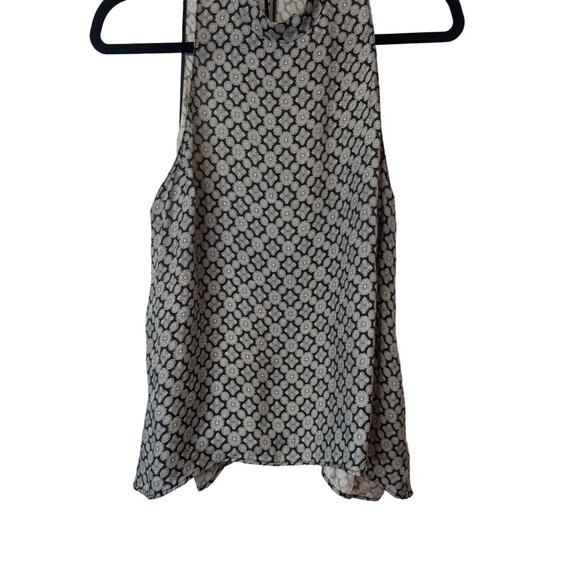 2/$30 ZARA Small Black & White Sleeveless Patterned Blouse - Picture 11 of 12